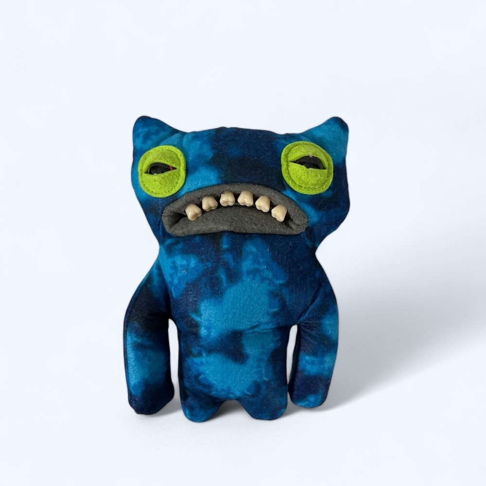 2018 Fuggler Labratory Misfits Edition Wide Eyes Monster Weirdo Blue Plush